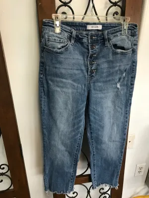Zenana unfinished hem Leg Jean Capri
